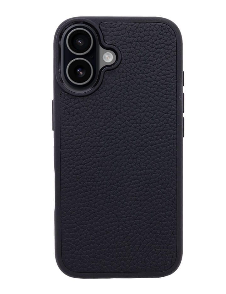 Deri iPhone Kılıf 17 Siyah Togo