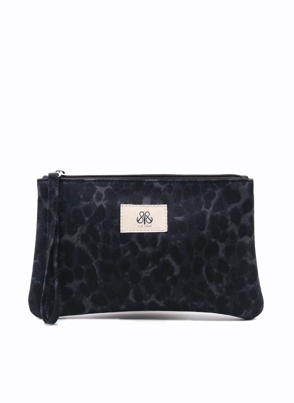 Clutch Çanta Siyah Leopar