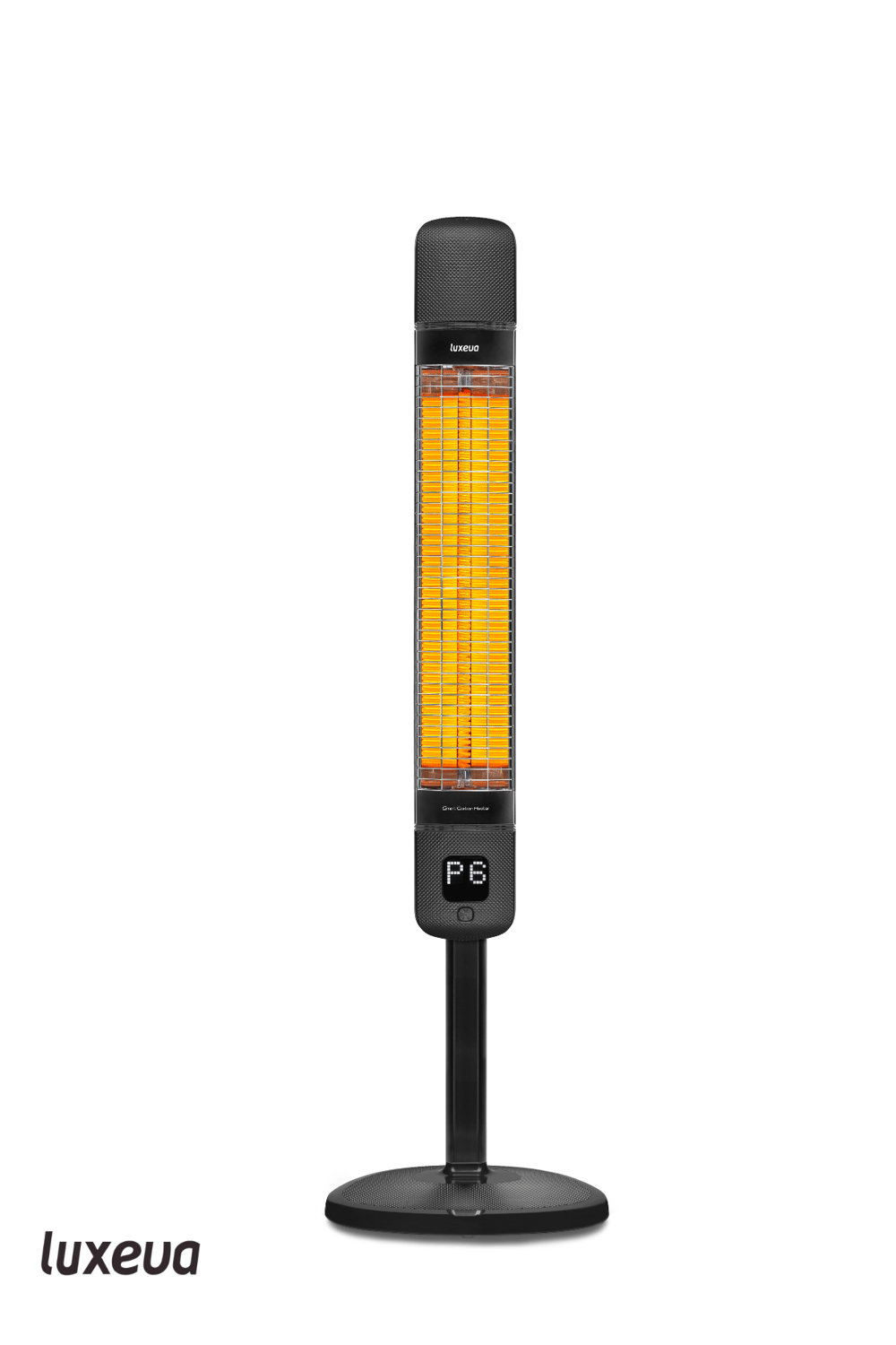 Smart FR Wi-Fi Akıllı Karbon Infrared Ayaklı Isıtıcı 2500W IP55 Dış Mekan Elektrikli Soba Jetblack