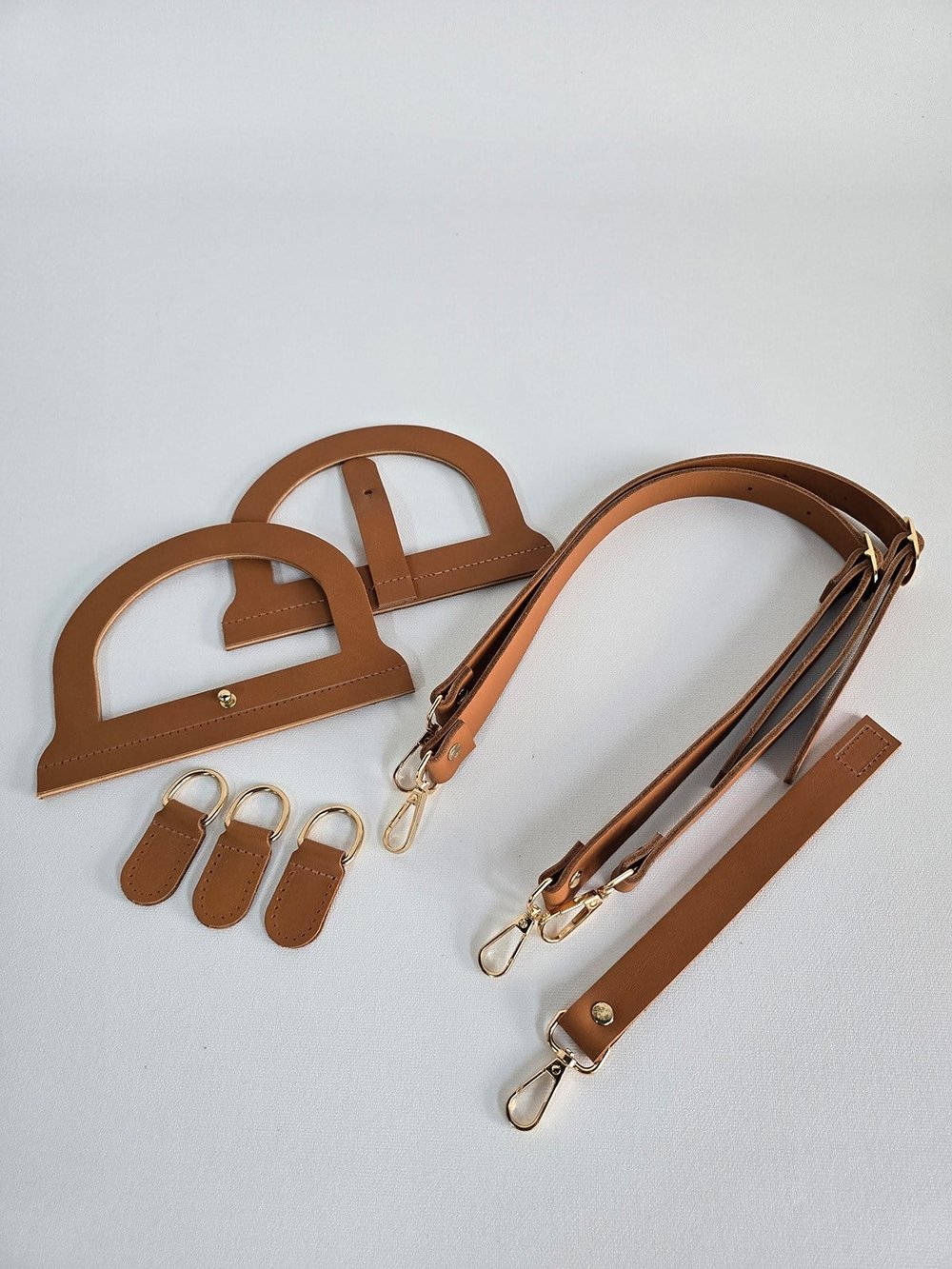 Tutma Saplı Sırt çanta Askı Set - Taba