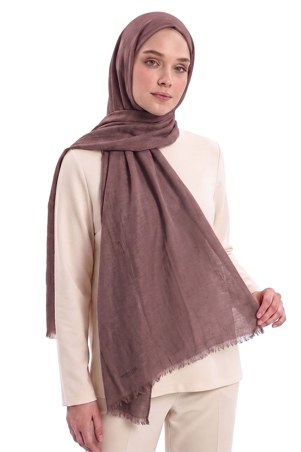 Pamuklu Comfort Şal - Sirke