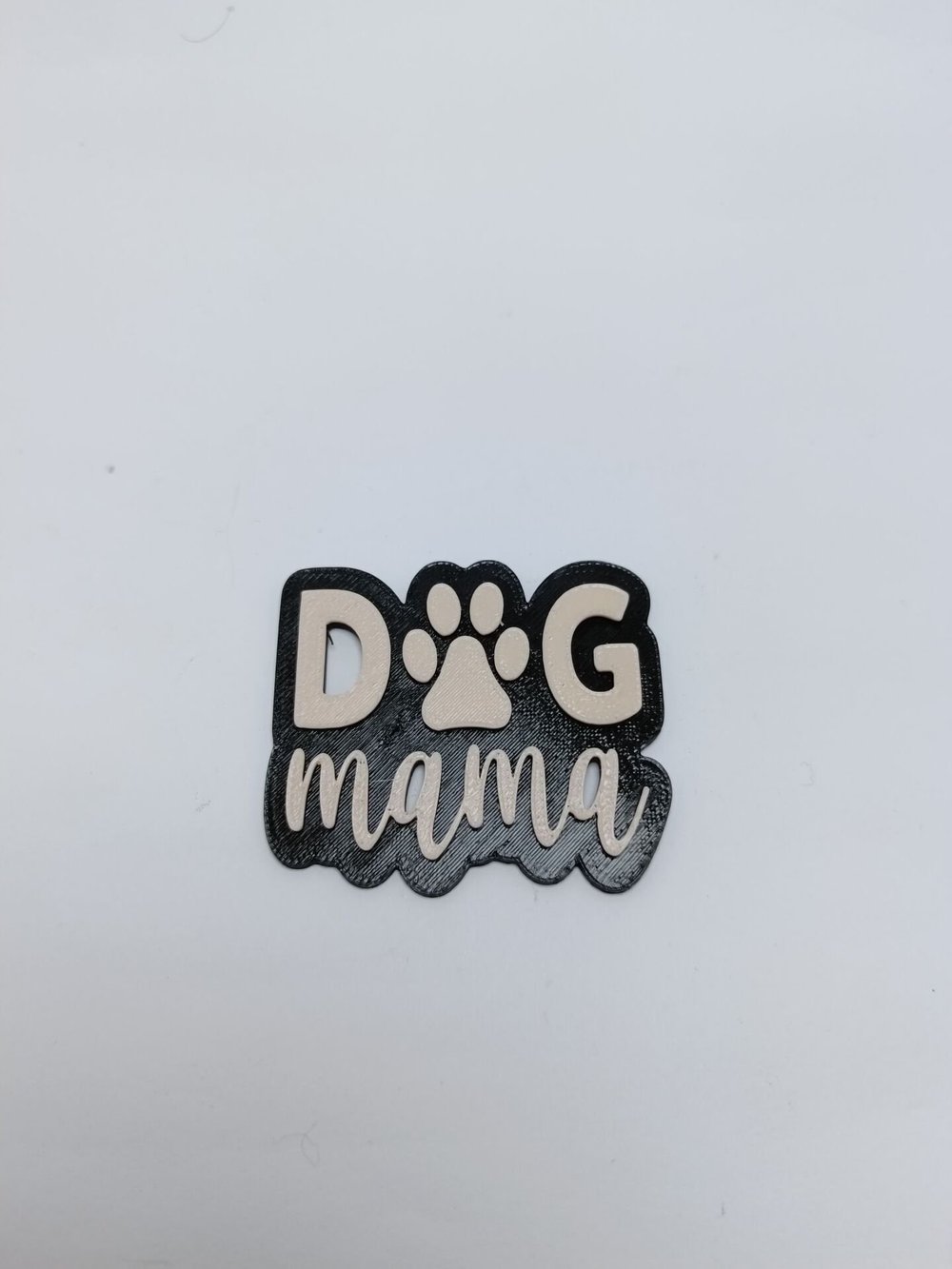 Dog Mama - Siyah A.pembe  Magnet