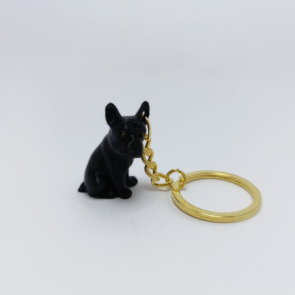 French Bulldog Siyah - Anahtarlık