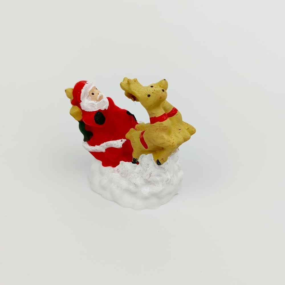 Kızaklı Noel Baba - Teraryum malzemesi