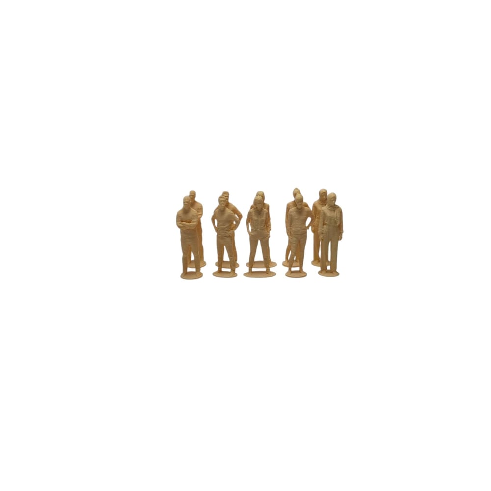 Ölçek İnsanlar 4 cm-10 lu Boyasız