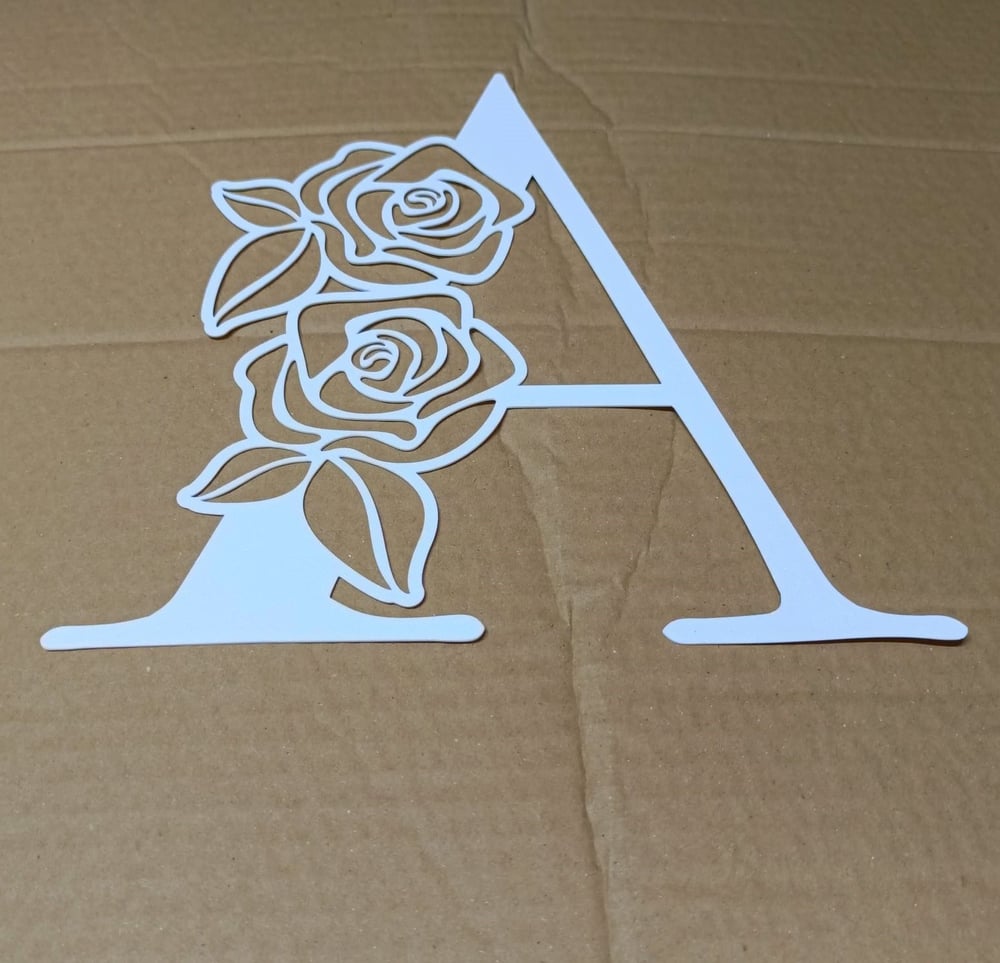 Gelin  Arabası Süsü ( A ) Harfi - 25 cm