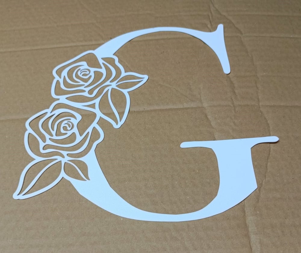 Gelin  Arabası Süsü -G Harfi - 25 cm