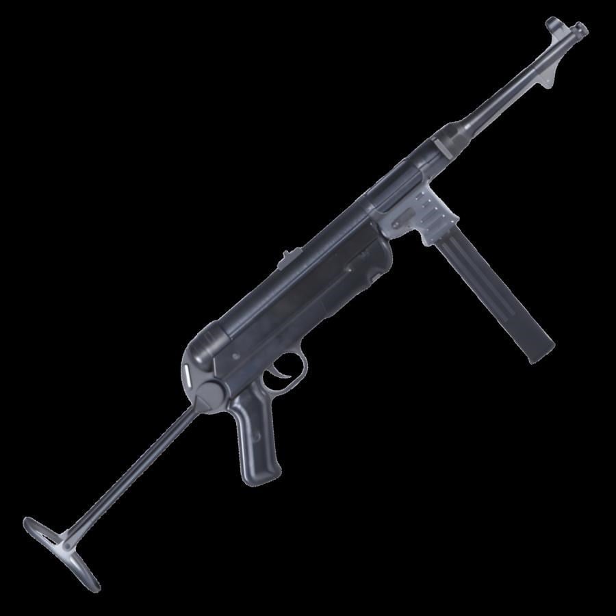 AGM MP007 MP40 SIYAH WWII Klasik Full Metal SMG AEG Airsoft Tüfek