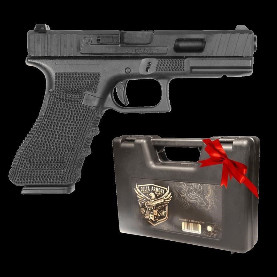 Delta Armory Airsoft G17 Tabanca P02 Siyah *ÇANTA HEDİYELİ DA-P02-BLK