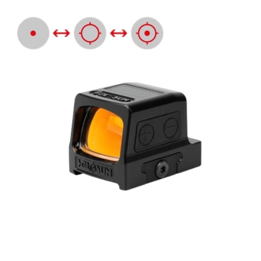 Holosun HE509T-RD X2 Enclosed Solar Multi-Reticle Red Dot (2 MOA & 32 MOA Circle)