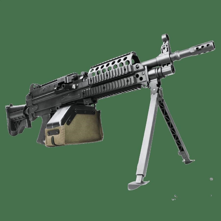 S&T MK46 MOD0 Airsoft AEG Tüfek Siyah Tambur Şarjörlü (STAEG103M46BN)