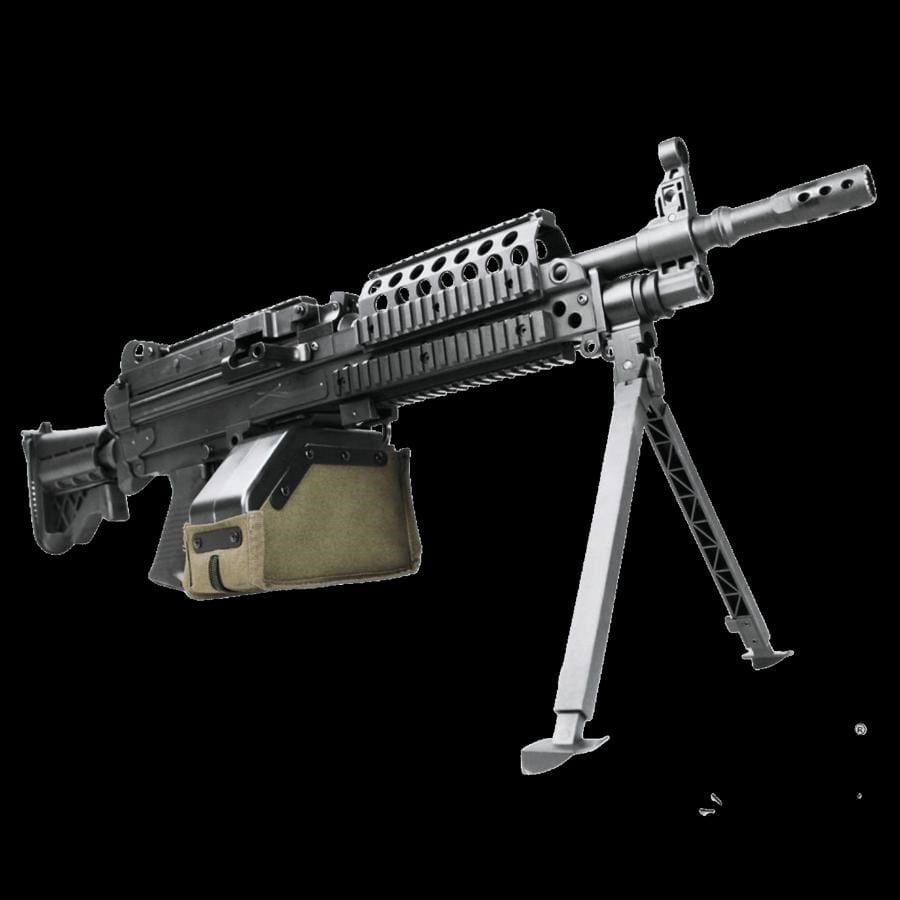 S&T MK46 MOD0 Airsoft AEG Tüfek Siyah Tambur Şarjörlü (STAEG103M46BN)