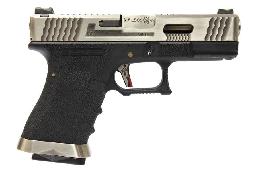 WE Glock G19 T7 GBB Airsoft Tabanca SV Kızak / SV Namlu /  BK Gövde