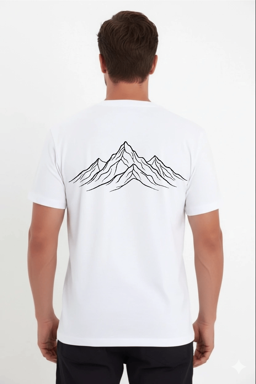 Erkek T-Shirt Nihilist Penguen Baskılı Bisiklet Yaka Kısa kol yazlık Tişört - Beyaz