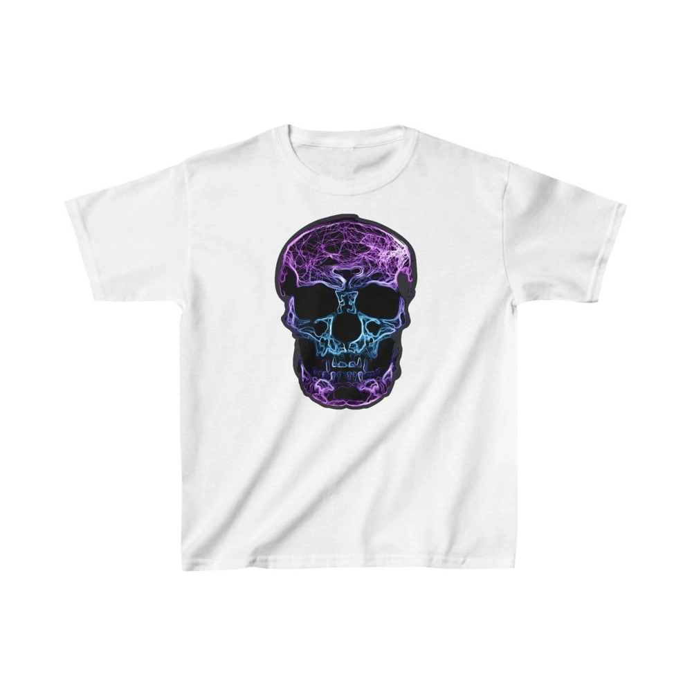Unisex Çocuk Baskılı T-Shirt - Beyaz