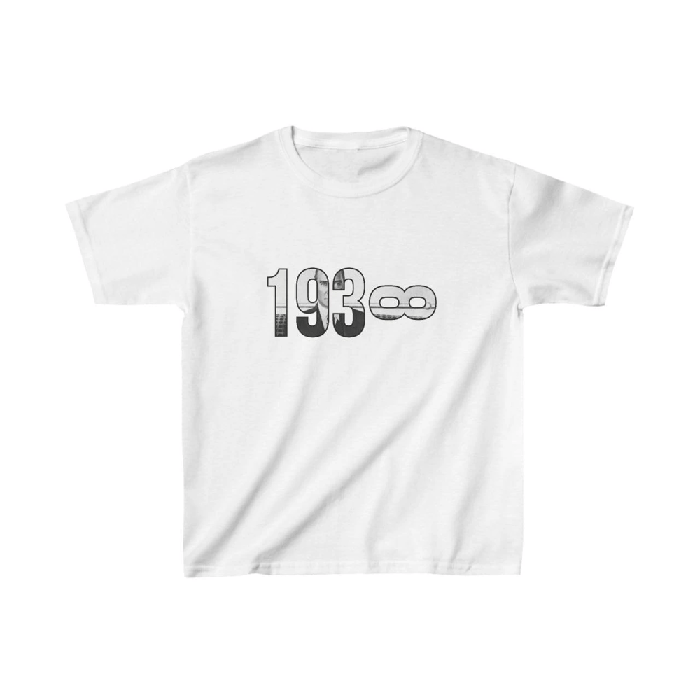 Unisex Çocuk Baskılı T-Shirt - Beyaz