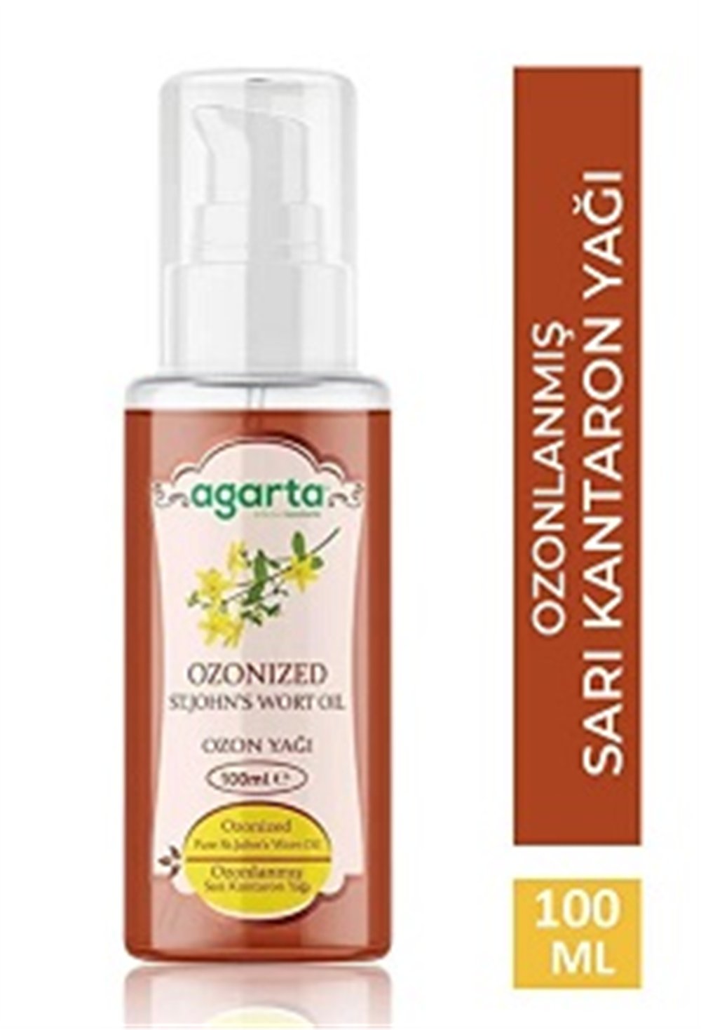Agarta ozonlu sarı kantaron yağı  100ml