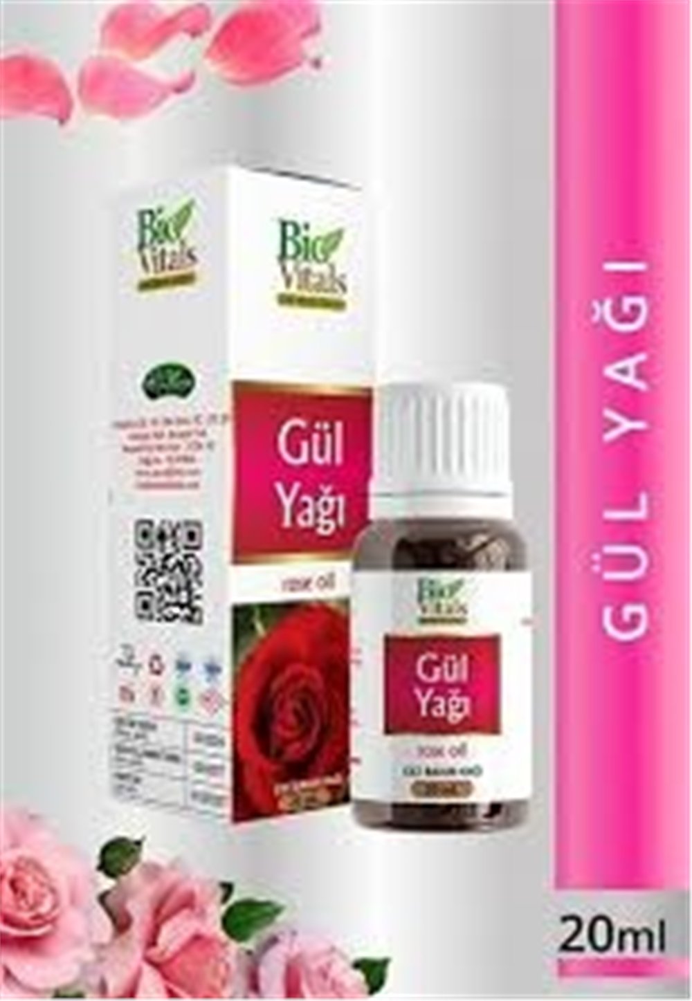 Bio Vitals Yağ 20ml Gül