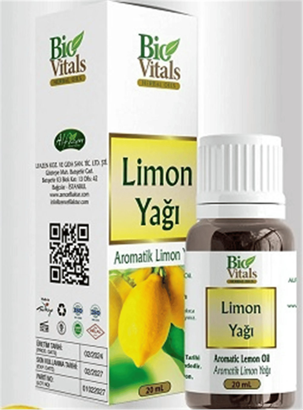 Bio Vitals Yağ 20ml Limon