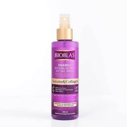 Bioblas Sıvı Saç Kremi Collagen- Keratin Yağlı 200ml