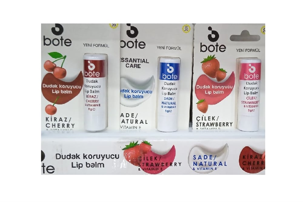 Bote Lip Care Çilek-Kiraz**Karma Paket