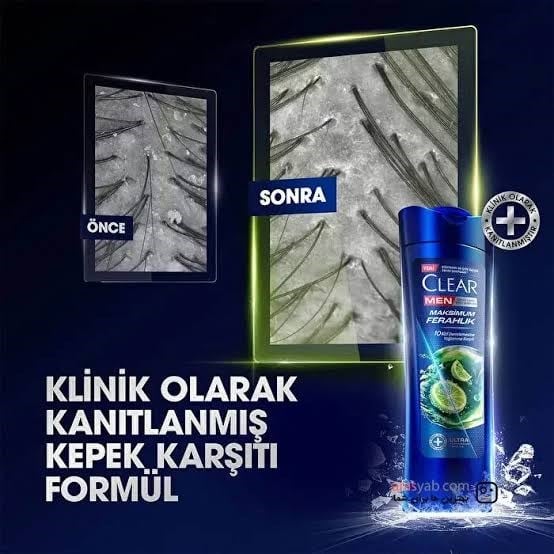 Clear Şampuan Bay Yağlı Saç Derisi Maximum Ferahlık 350ml