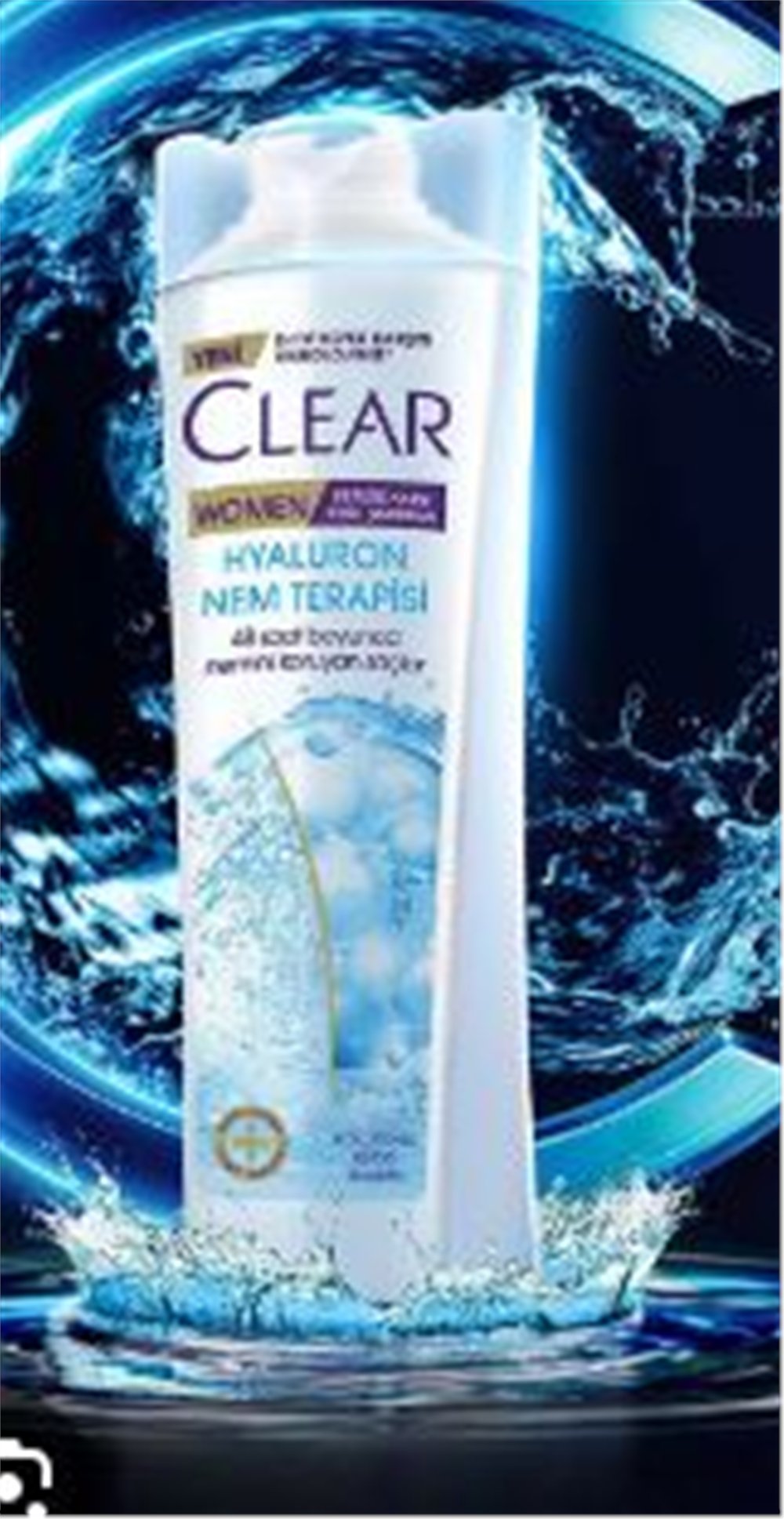 Clear Şampuan Bayan Hyaluron Nem 350ml