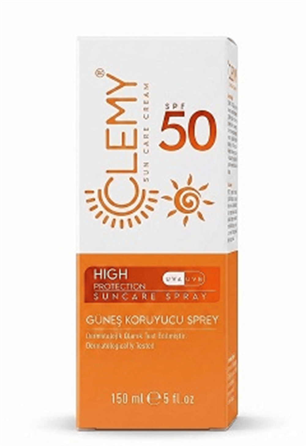 Clemy Güneş Koruyucu Sprey 150ML 50 Spf