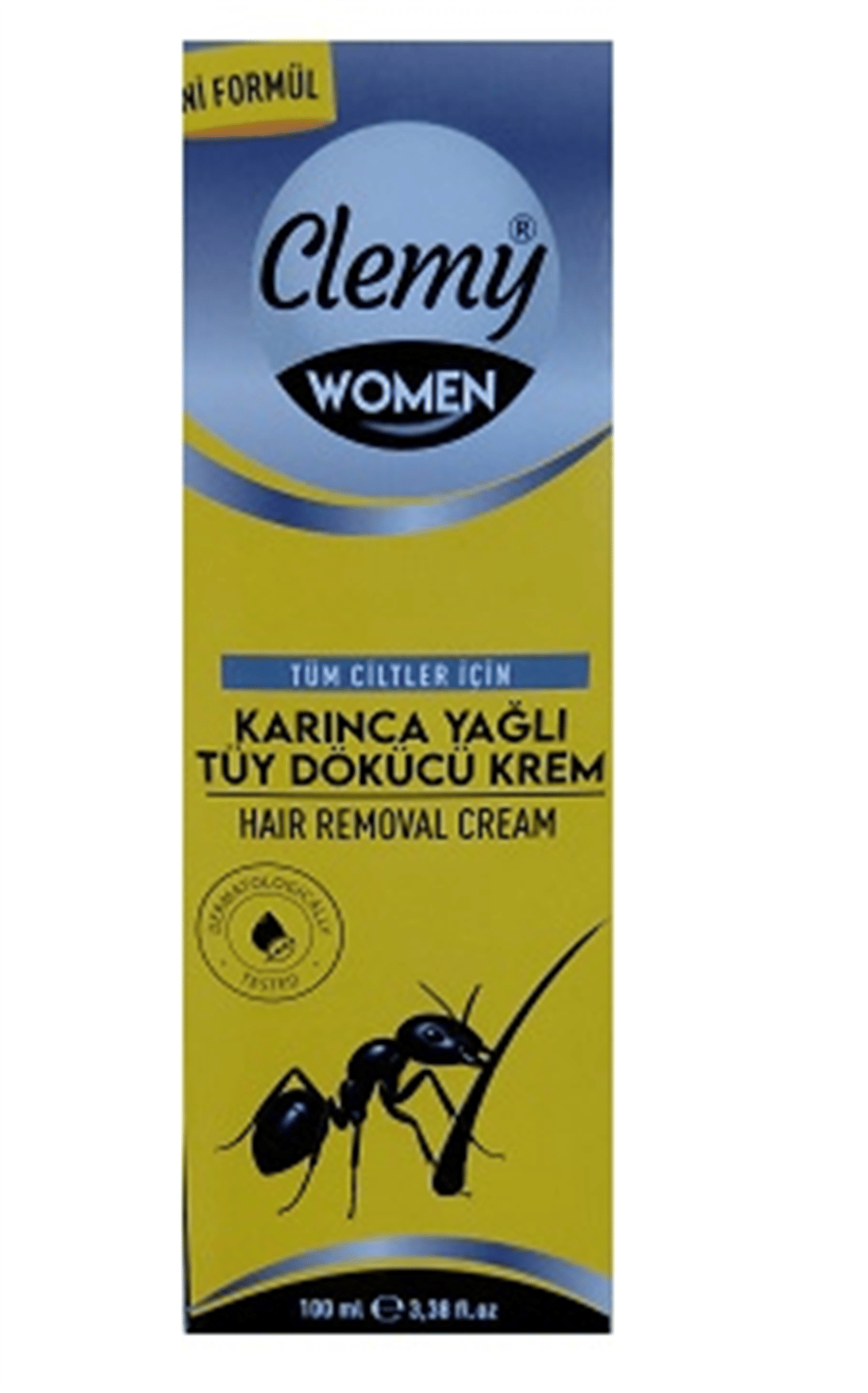 Clemy Tüy Dökücü Krem 100Ml bayan Karınca Yağı