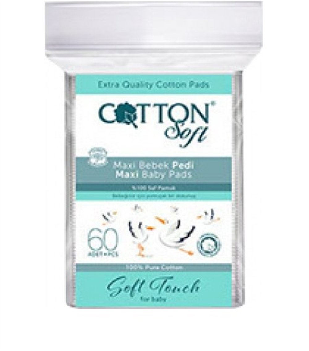 Cotton Bebek Temizleme Pamuğu 60'lı **Bebek Temzleme Pedi**