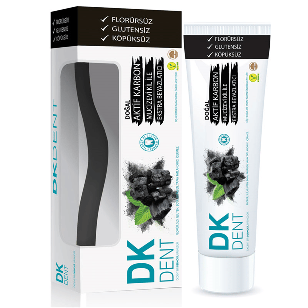 Dk Dent Diş Macunu 75ml+Fırça Aktif Karbon