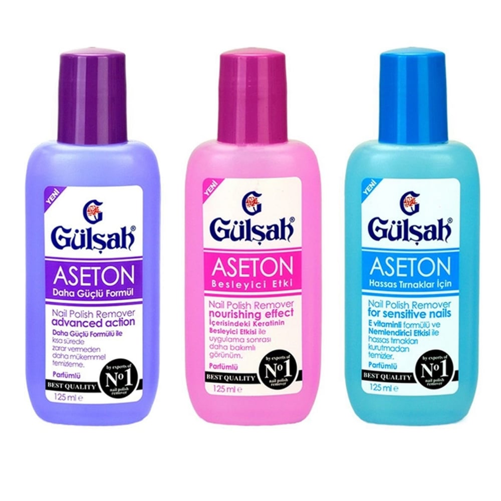 Gülşah Aseton Güçlü Parfümlü Mor 125ml