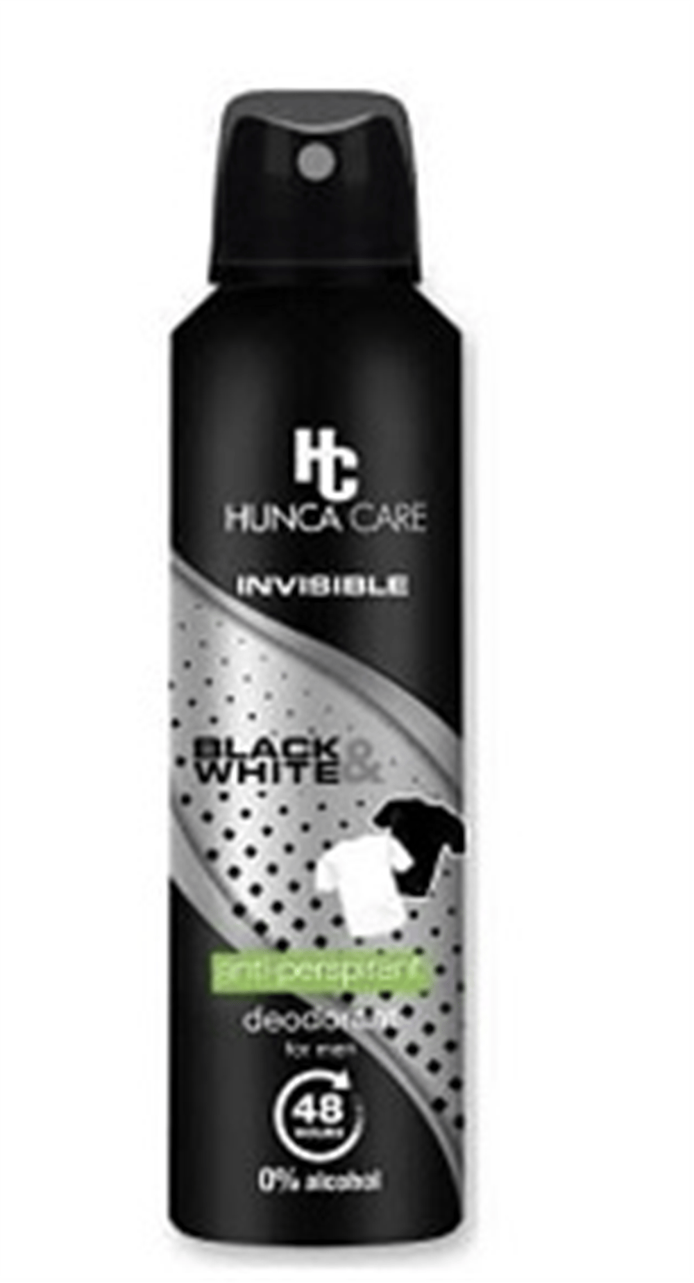 Hunca Care Deo Men Invisible Black - White 150ml
