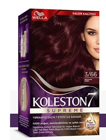 Koleston Saç Boya Set Patlıcan Moru 3/66