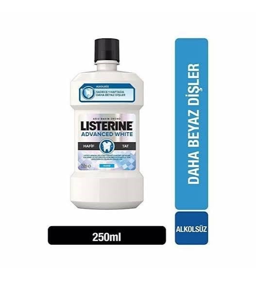 Listerine Ağız Bakım Suyu Advanced Whitening 250ml