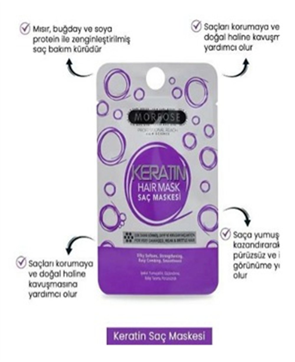 Morfose Hair Mask Keratin Mor 25ml