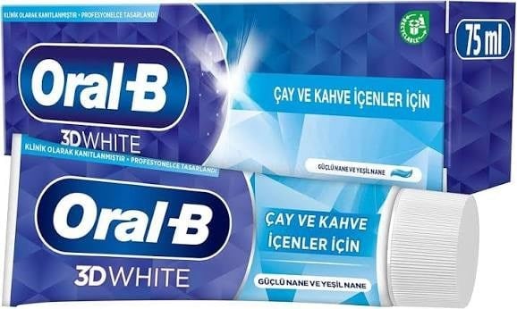 Oral-b Diş Macunu 3D White Çay ve Kahvel75ml