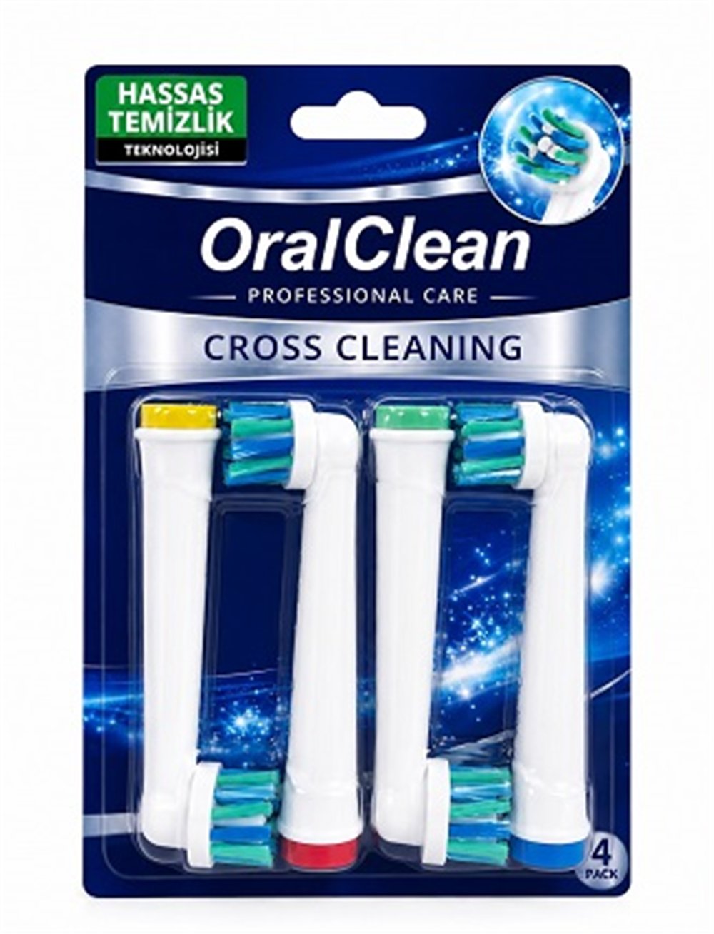 Oral Clean Yedek Başlık Cross*12 No-003