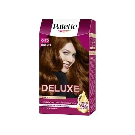 Palette Deluxe Saç Boya Seti Kahve Bakır 6-70