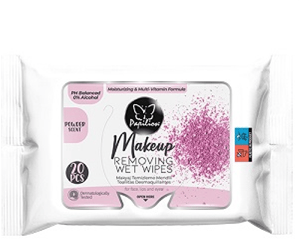 Papilon Makyaj temizleme Mendili Powder