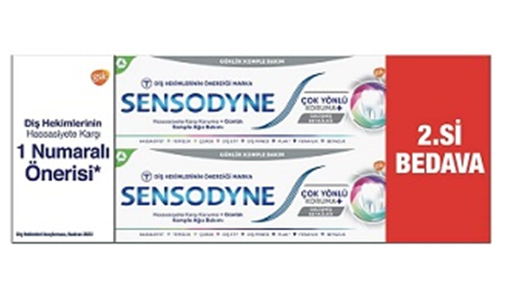 Sensodyne Diş Macunu 2'li Çok Yönlü 50ML