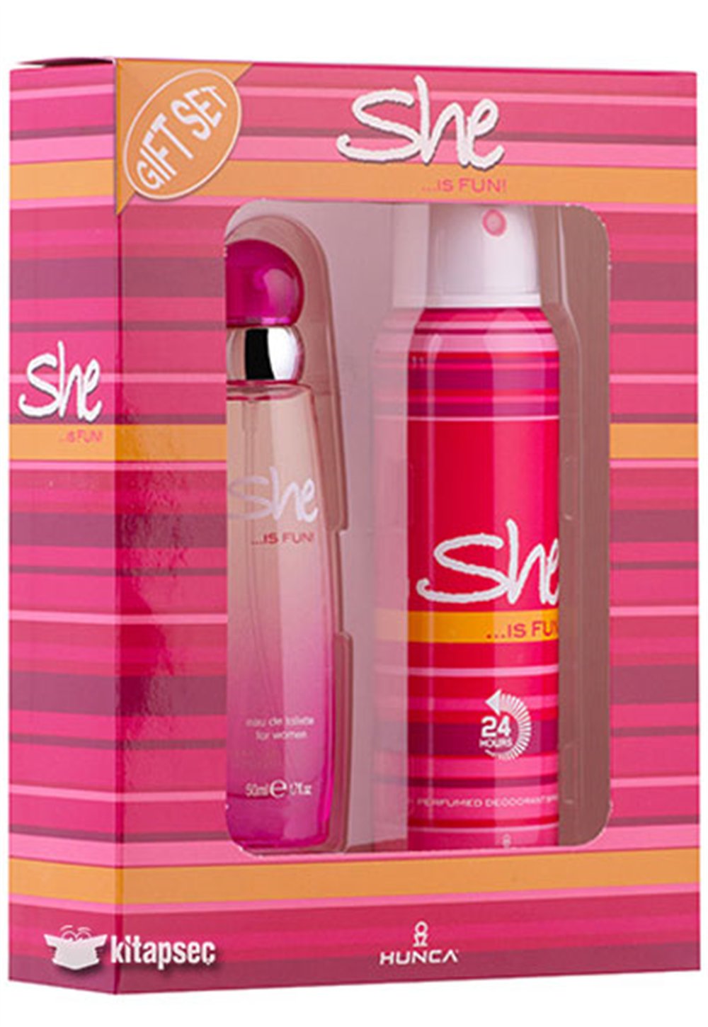 She Edt 50+Deodorant Bayan Fun Karton 150ml