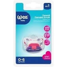 Wee Baby 833 Desenli Damaklı Emzik No:1