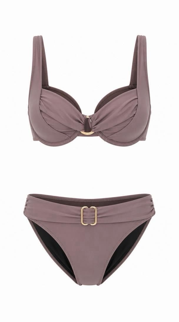 Toka Detaylı Bikini Takımı 
