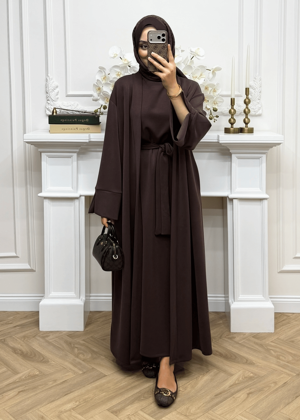 Helen Oysho Abaya Takım | Kahverengi 
