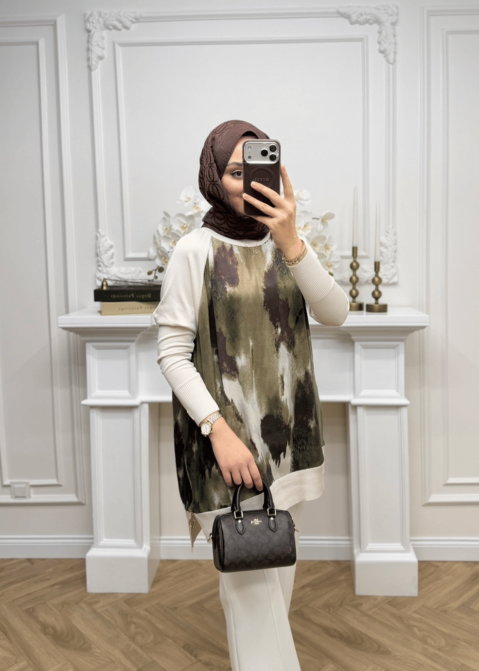 Maya Qupra Merserize Tunik | Ekru
