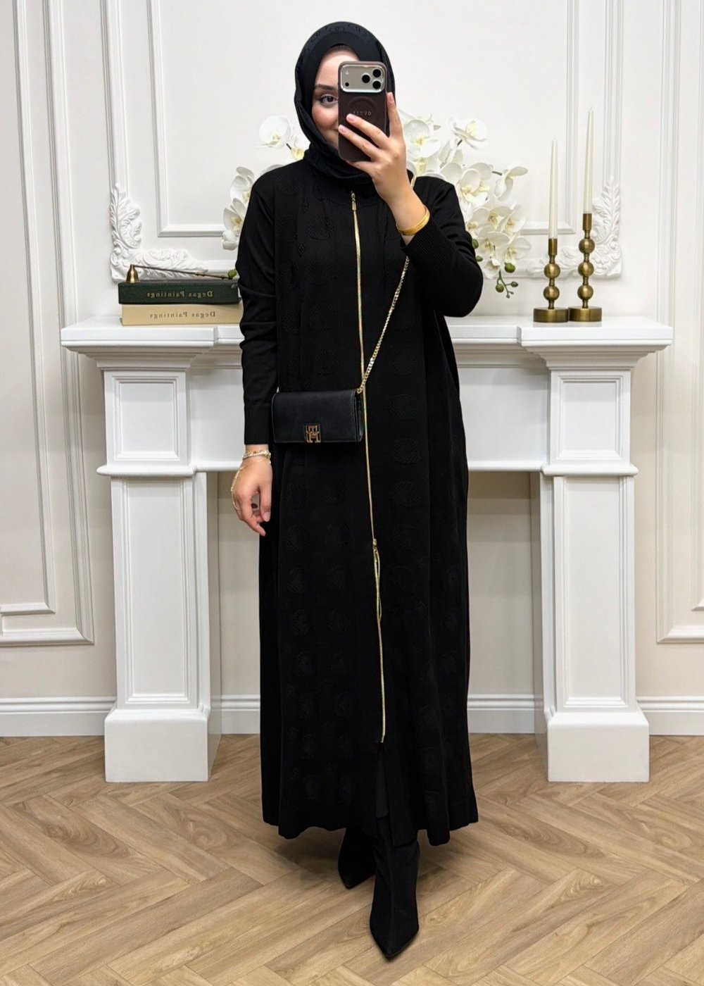 Nadia Merserize Kap Siyah (Ön Sipariş)