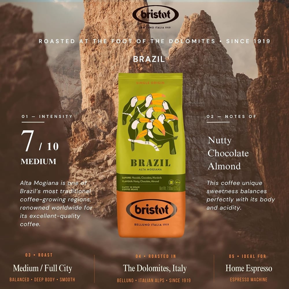 Brazil Alta Mogiana 225 Gr Çekirdek Kahve
