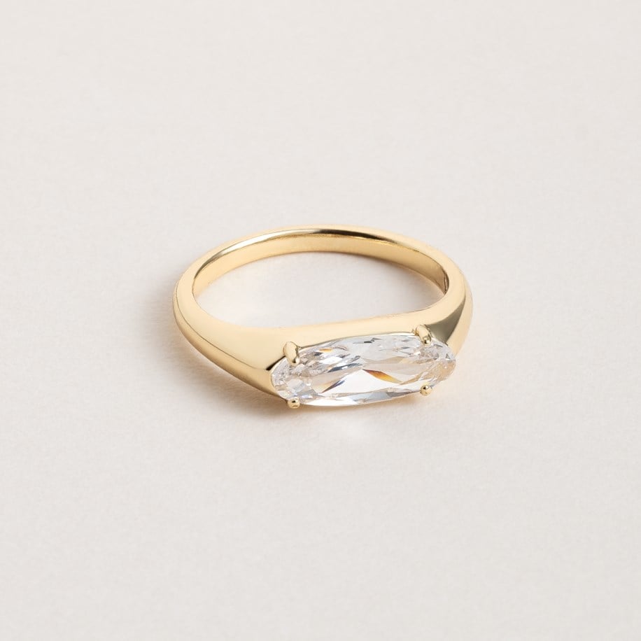 Crystal Marquise Ring
