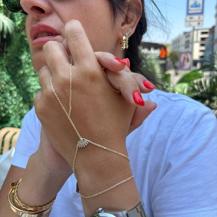 Evil Eye Hand Chain